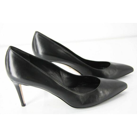 Gucci Black Leather Brooke Pointy Toe Heel Pumps Size 38.5 New $635 Women's - Picture 8 of 12